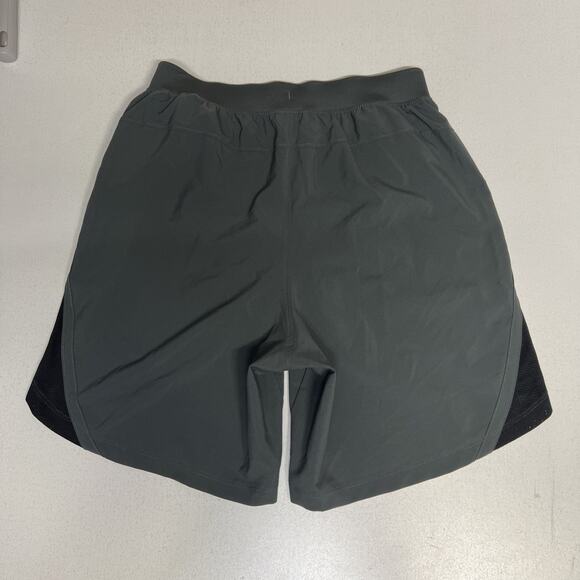 Under Armour Shorts Mens S Small Launch 7" Grey Black Fitted Brief Lined Running - Picture 10 of 12